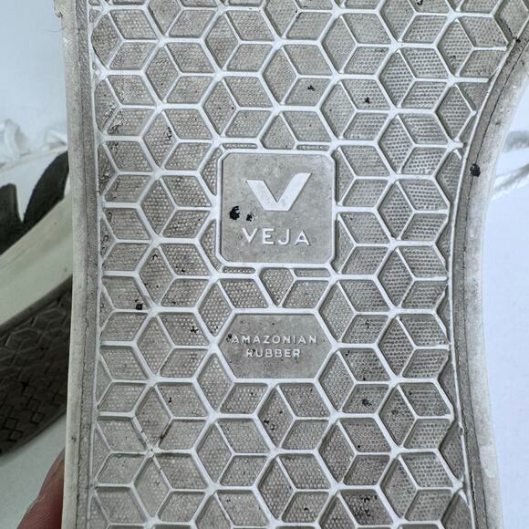 VEJA Sneaker Tennis Shoes 8 Esplar All Leather Lace Up Gray Eco Friendly Sporty - Picture 8 of 9